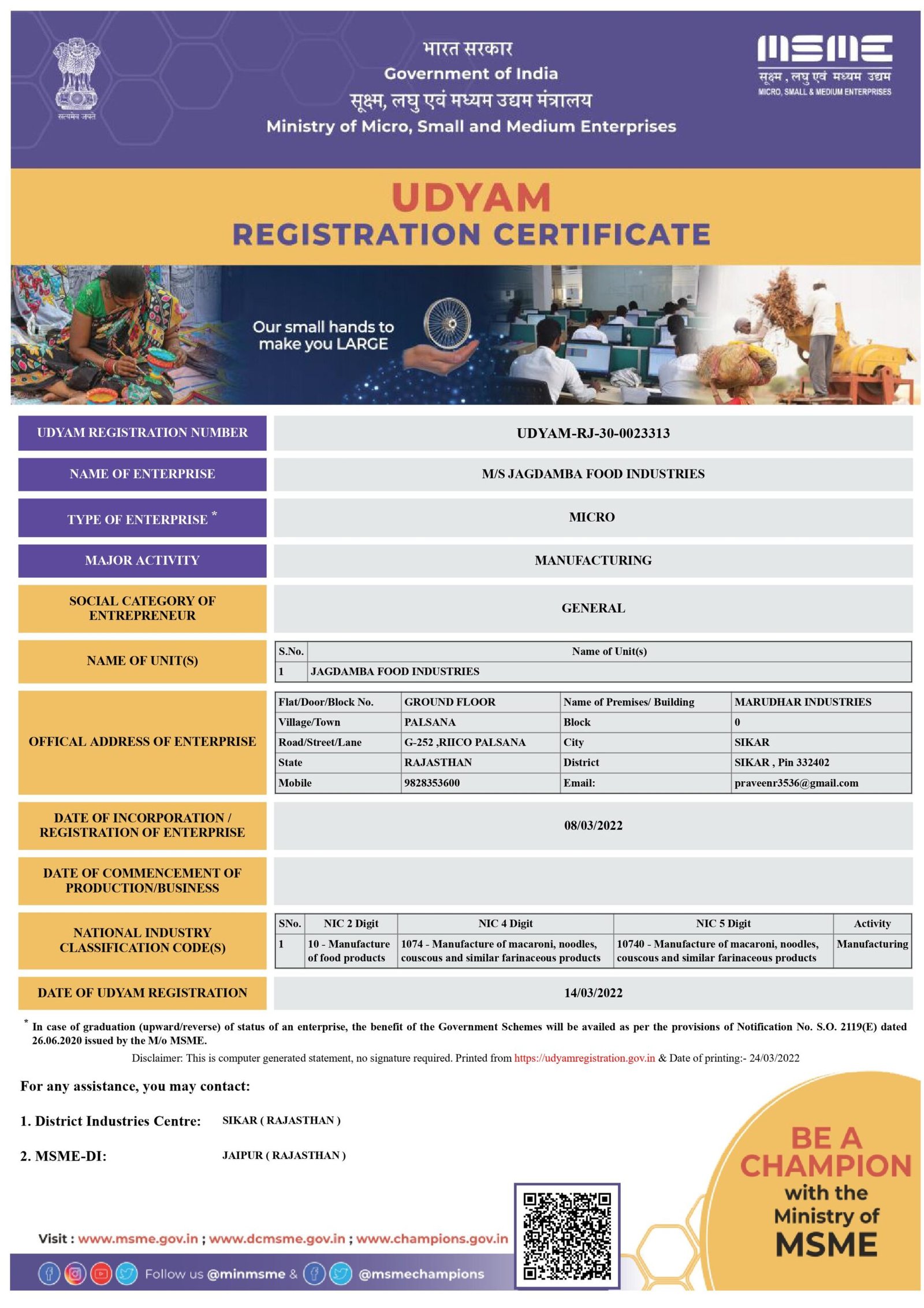 Print _ Udyam Registration Certificate